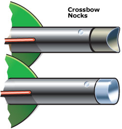crossbow arrow nocks